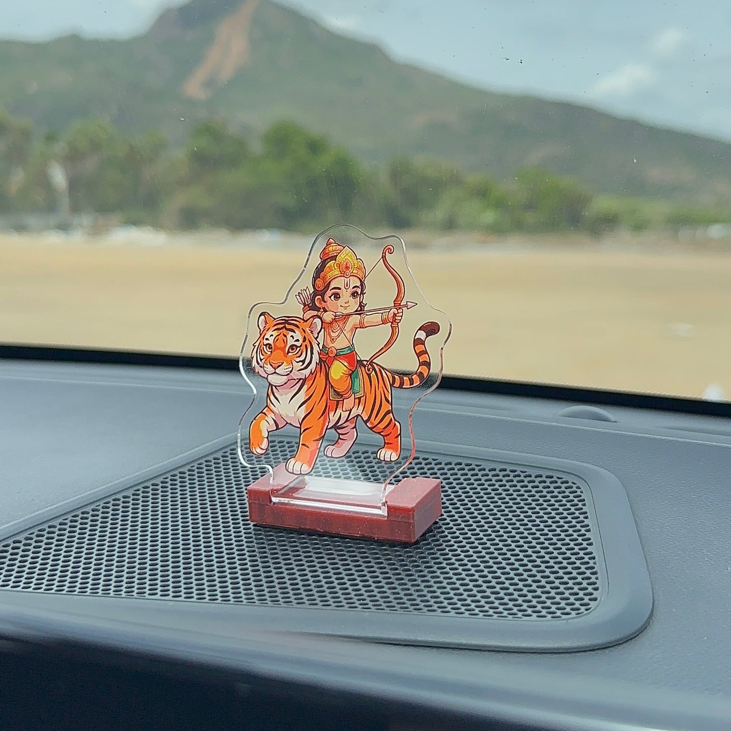 Lord Ayyappa Riding Tiger