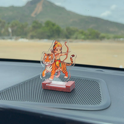 Lord Ayyappa Riding Tiger