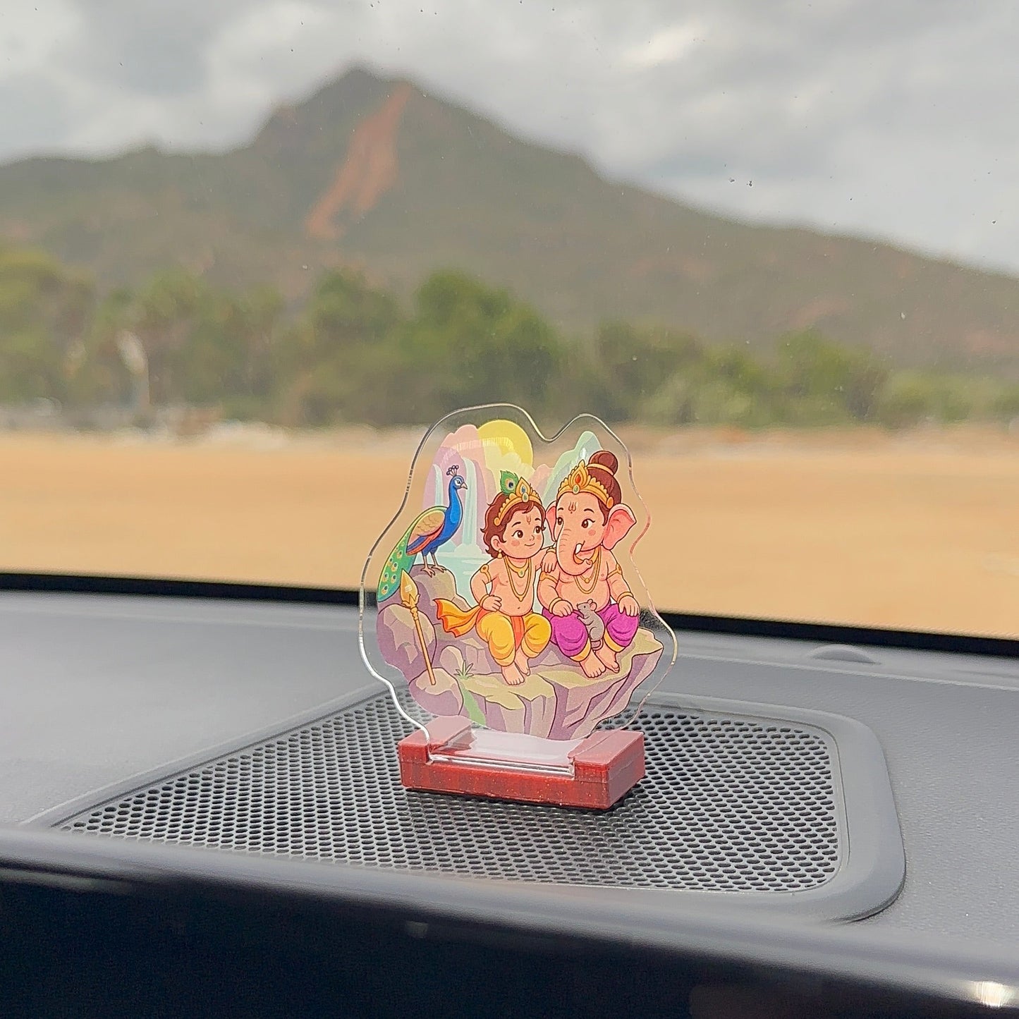 Lord Ganesha and Lord Muruga