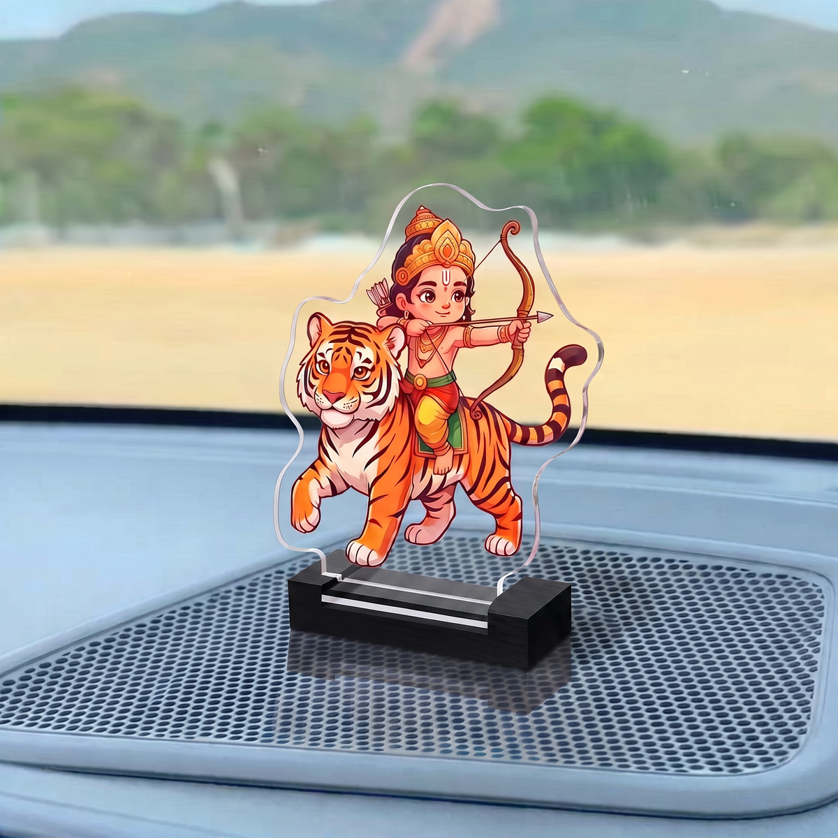 Lord Ayyappa Riding Tiger