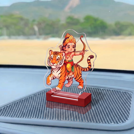 Lord Ayyappa Riding Tiger