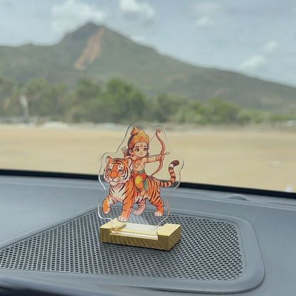 Lord Ayyappa Riding Tiger